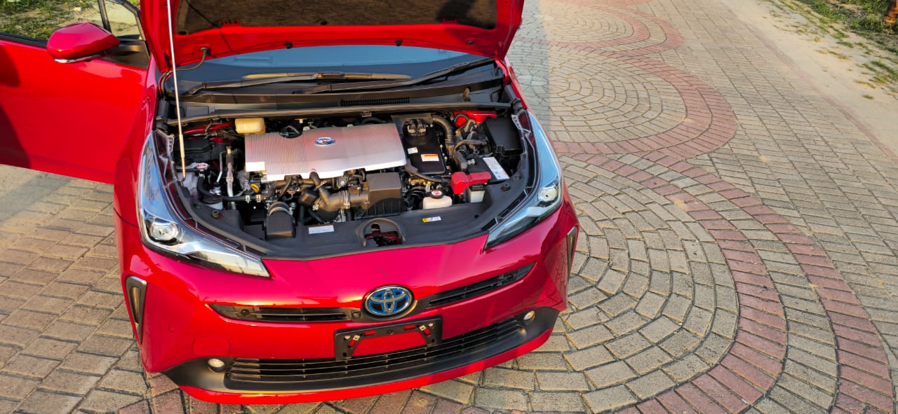 TOYOTA PRIUS 2020 RED