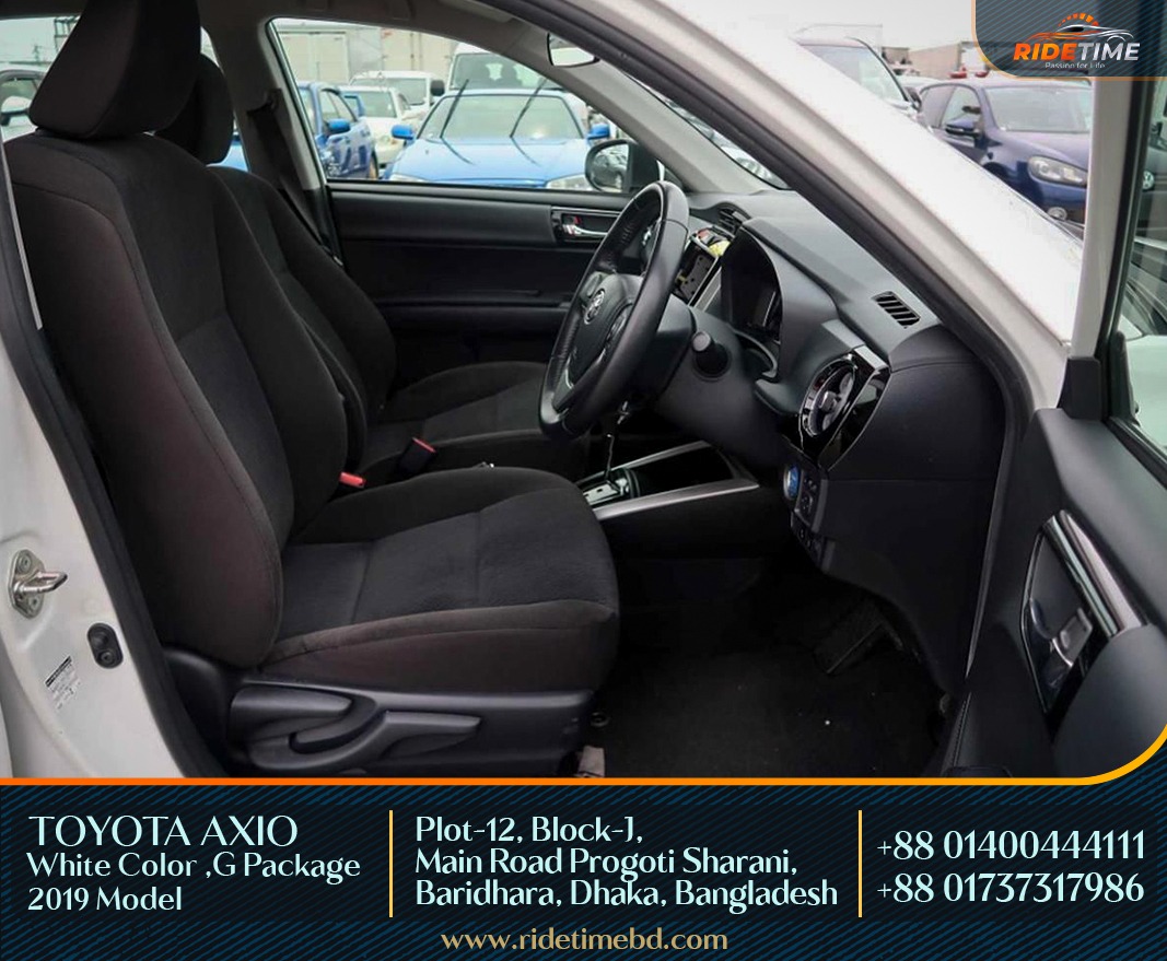 TOYOTA AXIO G 2019 WHITE