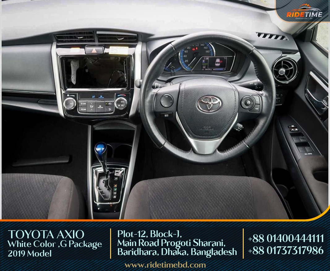 TOYOTA AXIO G 2019 WHITE