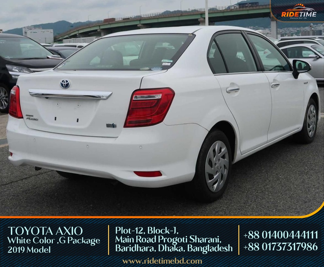 TOYOTA AXIO G 2019 WHITE