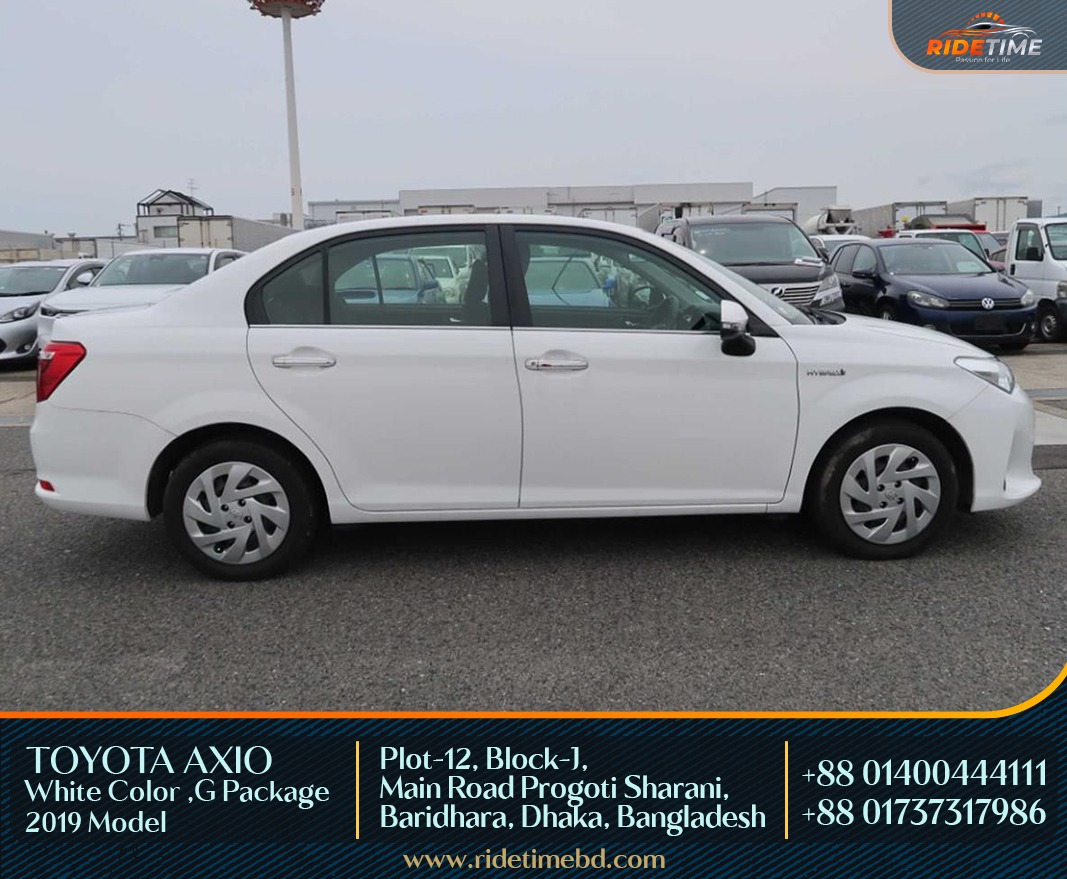 TOYOTA AXIO G 2019 WHITE