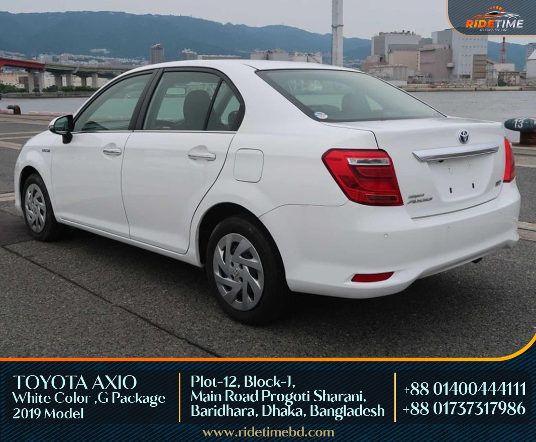TOYOTA AXIO G 2019 WHITE