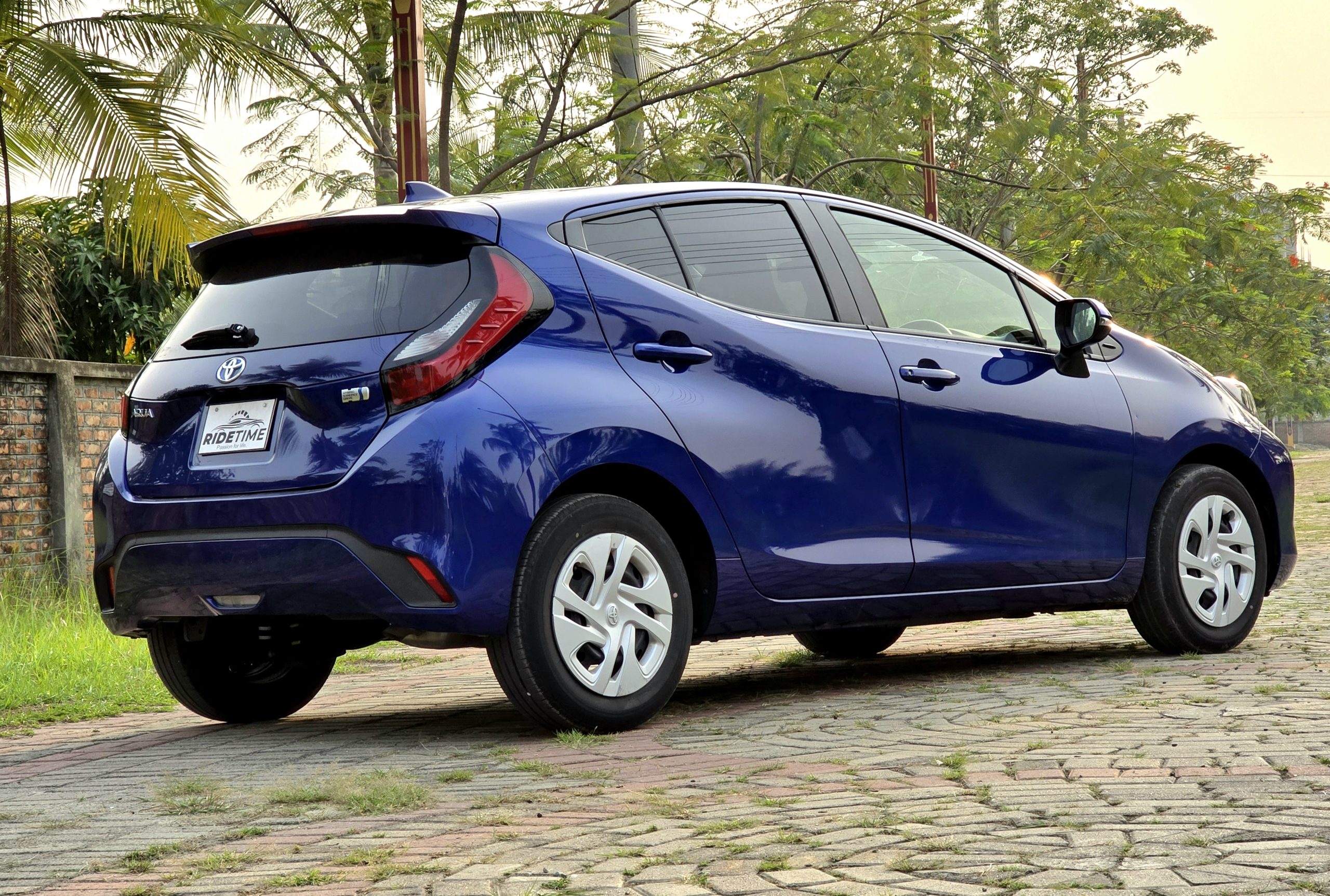 TOYOTA AQUA HYBRID S 2021 MODEL BLUE COLOR