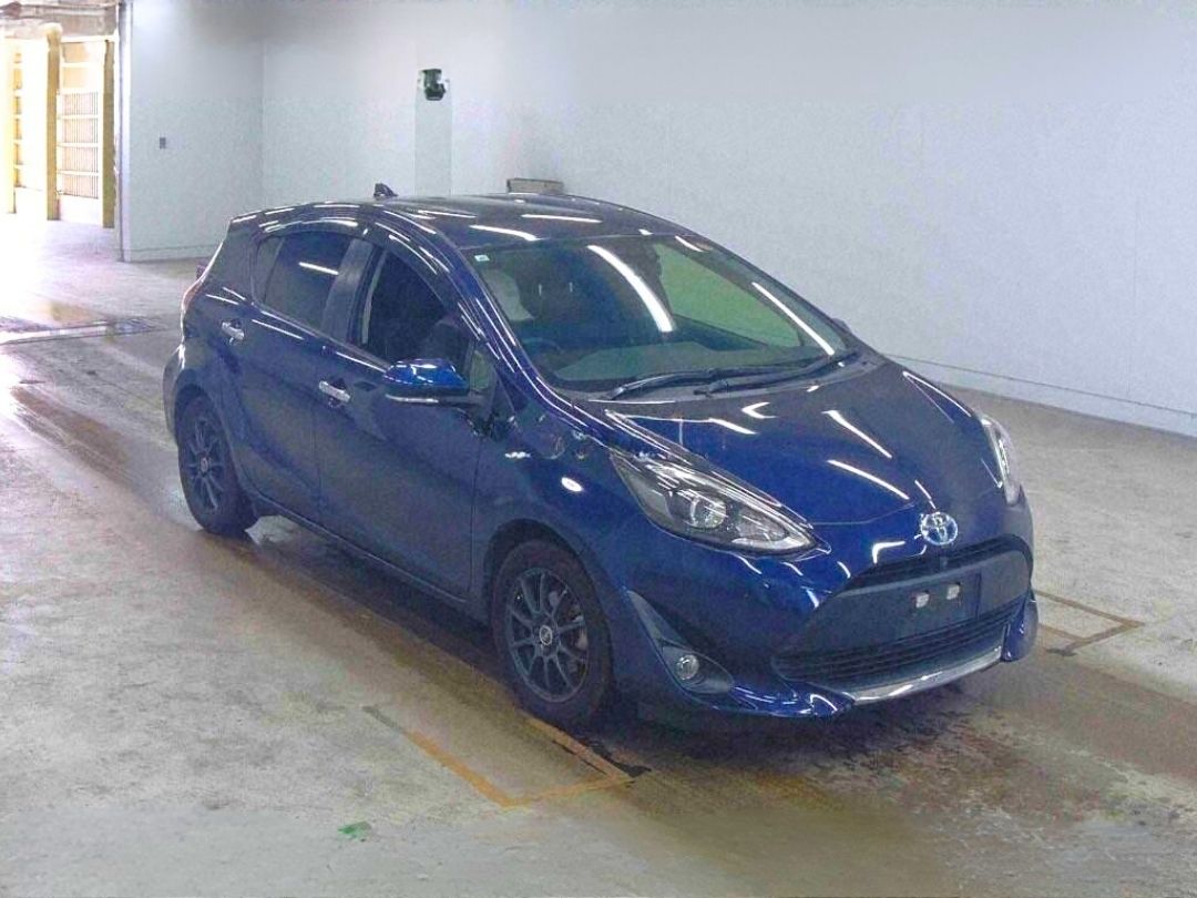 TOYOTA AQUA S HYBRID 2021 MODEL BLUE COLOR