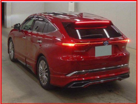 TOYOTA HARRIER HYBRID Z LEATHER 2021 MODEL WINE COLOR