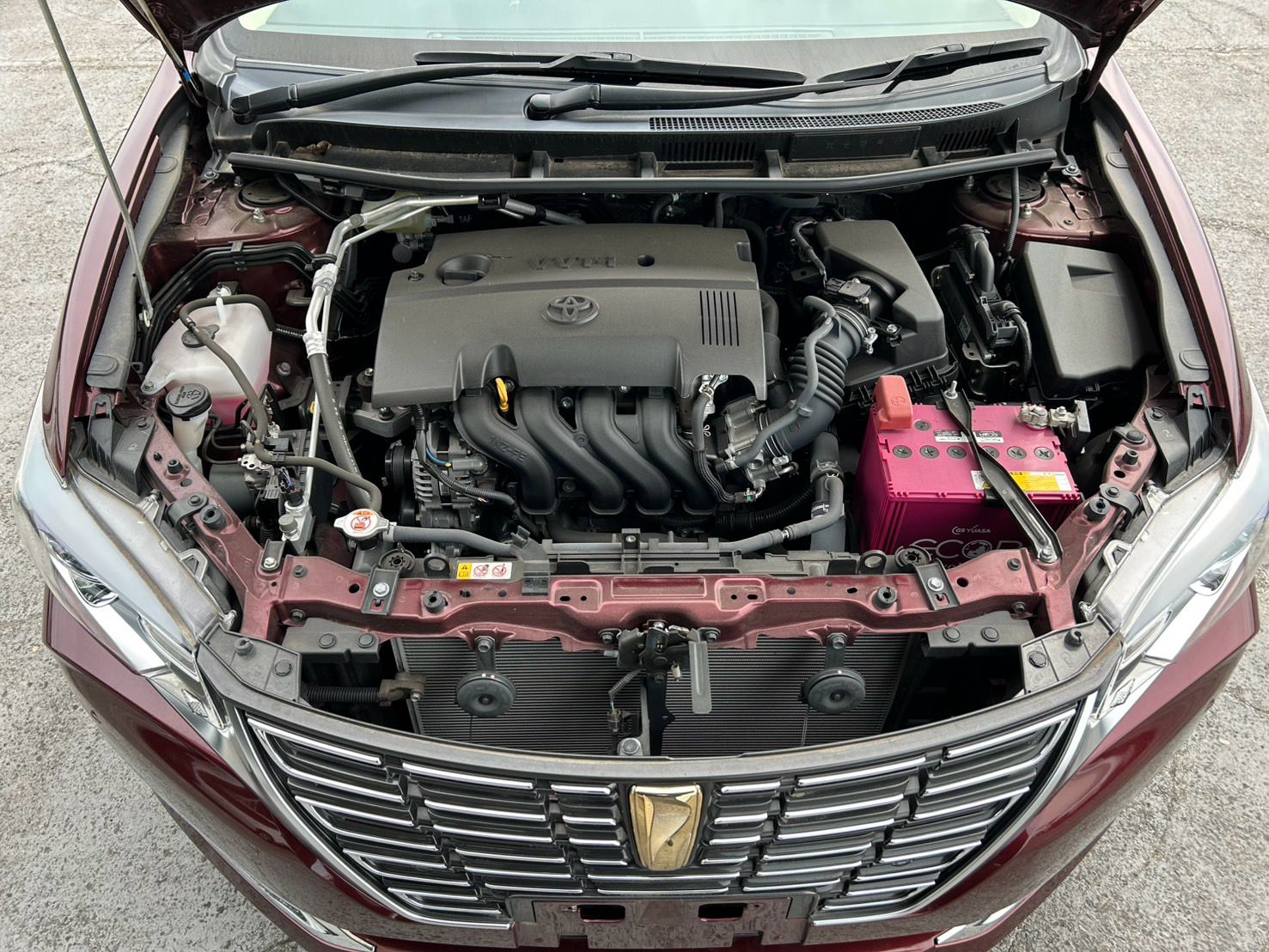 TOYOTA PREMIO F EX 2020 MODEL WINE COLOR
