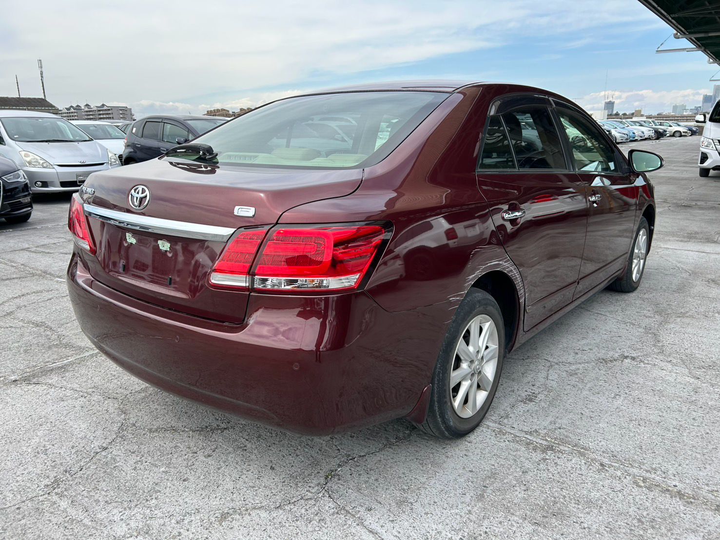 TOYOTA PREMIO F EX 2020 MODEL WINE COLOR