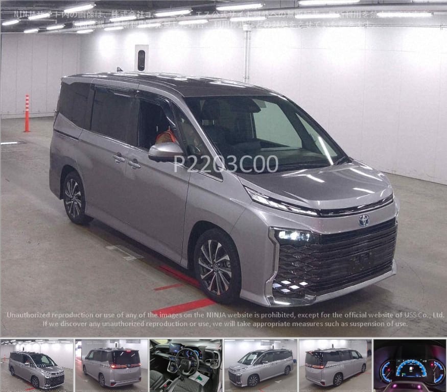 TOYOTA VOXY HYBRID SZ 2022 MODEL GRAY COLOR
