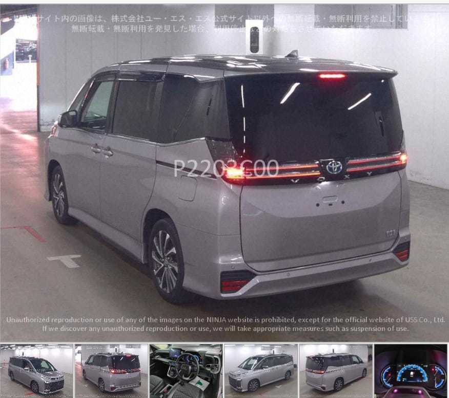 TOYOTA VOXY HYBRID SZ 2022 MODEL GRAY COLOR