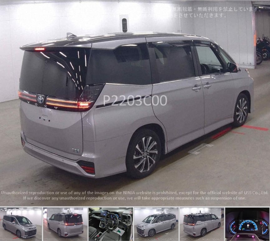 TOYOTA VOXY HYBRID SZ 2022 MODEL GRAY COLOR