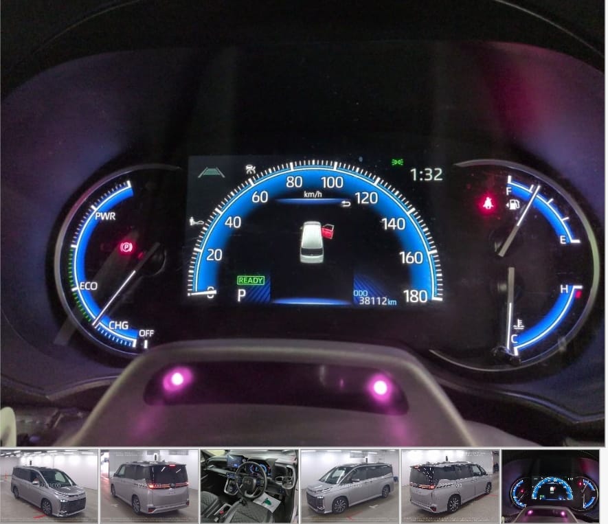 TOYOTA VOXY HYBRID SZ 2022 MODEL GRAY COLOR