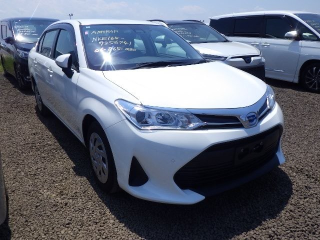 TOYOTA AXIO HYBRID EX 2022 MODEL WHITE COLOR